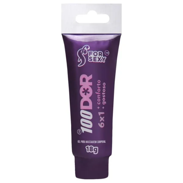 100Dor 6X1 Gel Excitante Anal Multifunções 18g For Sexy