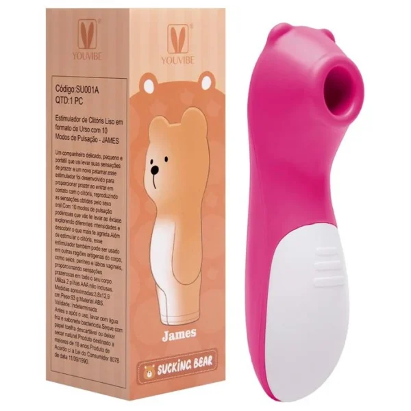 Estimulador de Clitóris Urso 10 Pulsações Youvibe Vipmix - Imagem 2