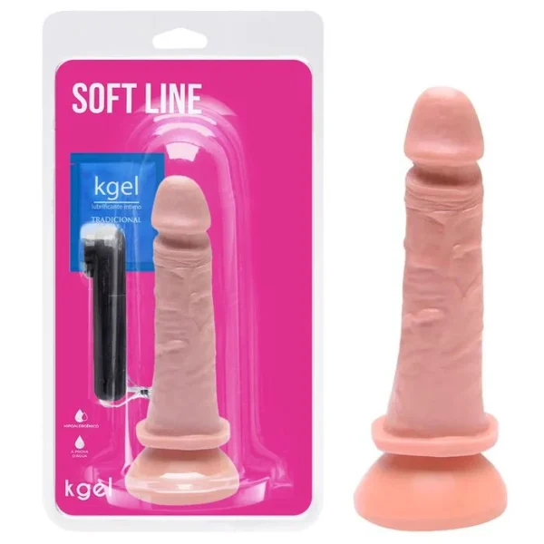 Pênis Vibrador Controle Externo 17,5 x 3,8cm Kgel - Imagem 3