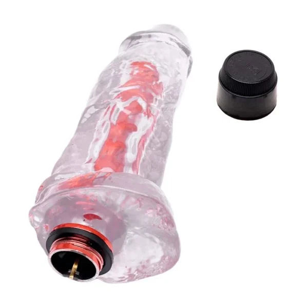 Pênis Vibrador Jelly 18,5 x 4,5cm Multivelocidade Kgel - Imagem 2