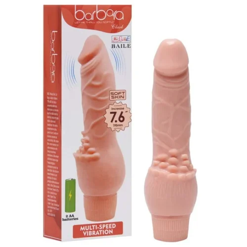 Pênis Vibrador Silicone 19,5 x 3,8cm Baile Sexy Import
