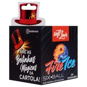 Six Ball Fire Ice Bolinha Excitante 6 Unidades Soft Love