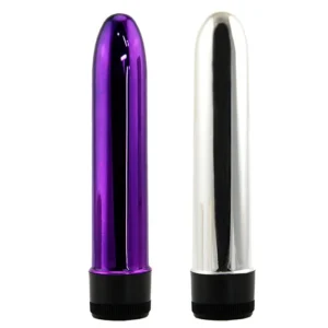Vibrador Personal Cromado 17cm Multivelocidade
