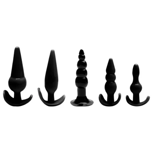 Kit Plug Anal Silicone 5 Unidades Sexy Import