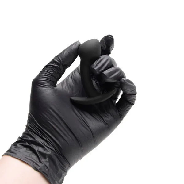 Plug Anal Curvado Silicone Tamanho P Vipmix - Imagem 2