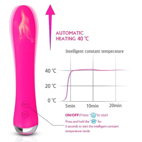 Vibrador de Ponto G com Aquecimento Hande