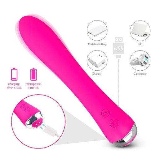 Vibrador de Ponto G com Aquecimento Hande