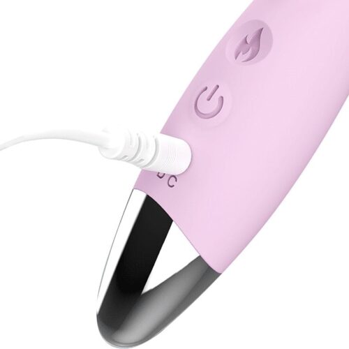 Vibrador de Ponto G e Clitóris com Aquecimento USB