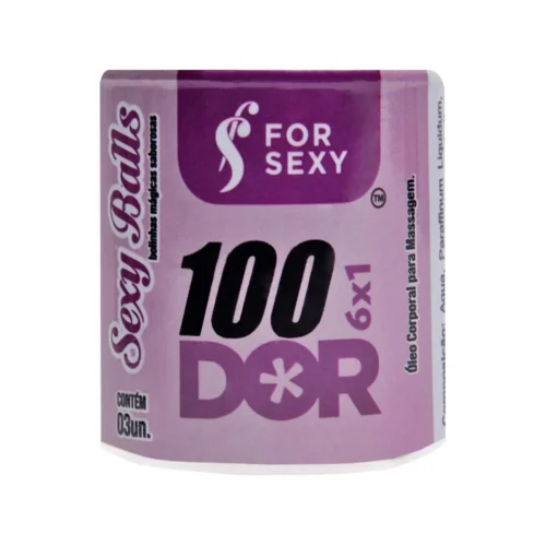 100Dor 6x1 Sexy Balls Bolinha Anal