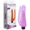 Pênis Realístico Duplo com Vibro 22 x 5cm