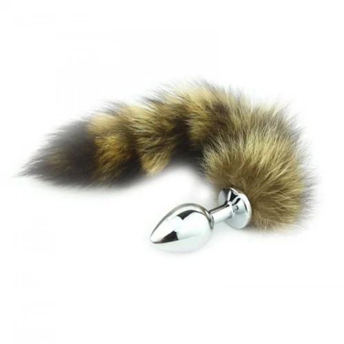 Plug Anal de Metal 7cm c/ Cauda de Raposa