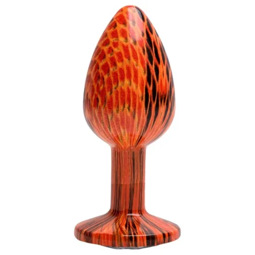 Plug Anal Metal Luxo Oncinha P