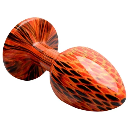 Plug Anal Metal Luxo Oncinha P