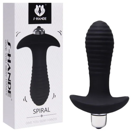 Plug Anal Vibrador Spiral