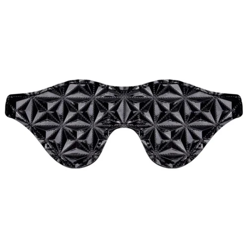 Venda para Olhos Couro Diamante