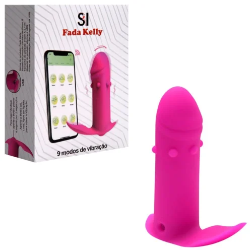Vibrador de Ponto G Via App Fada Kelly