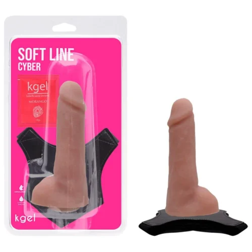 Cinta com Pênis Cyber Vertebrado 17 x 3,5 cm