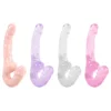 Pênis Duplo Jelly Strapless 23,5cm