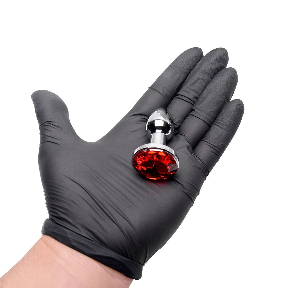 Plug Anal Mini em Metal Cromado
