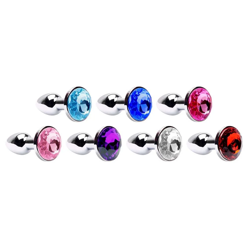 Plug Anal Mini em Metal Cromado