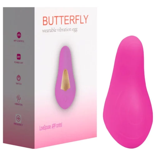 Vibrador de Calcinha Butterfly 9 Modos Via App