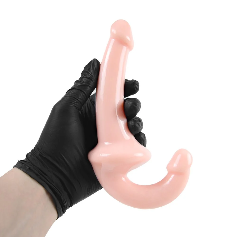 Pênis Duplo Jelly Strapless 20cm