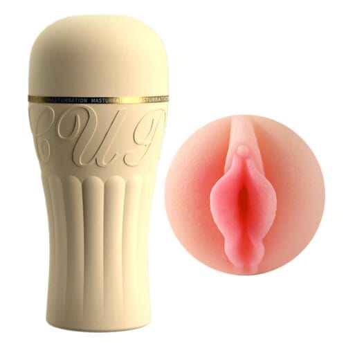 Masturbador Masculino com Formato Anatômico de Vulva